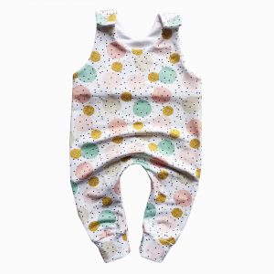 pastel dots romper