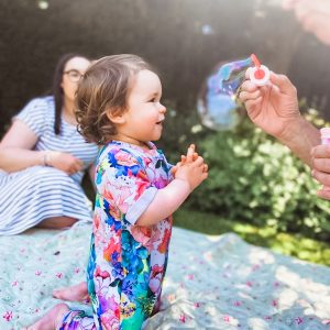 blossoming flower sleeved romper model 2
