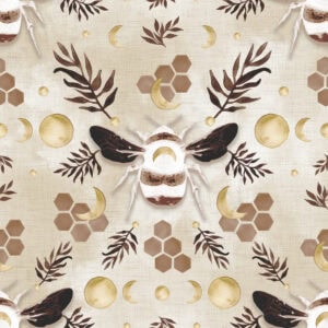 golden bee fabric