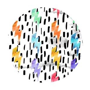 watercolour lightning fabric