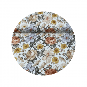 retro flower fabric