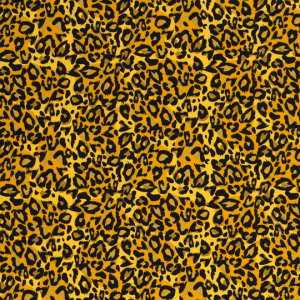 mustard leopard fabric