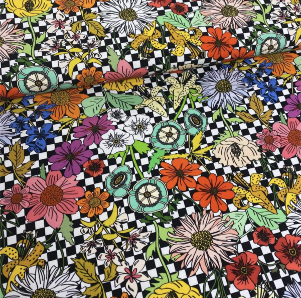 Jazzy Flower fabric