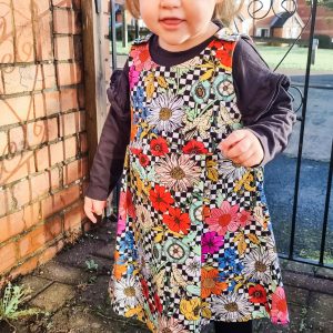 jazzy flower dress model